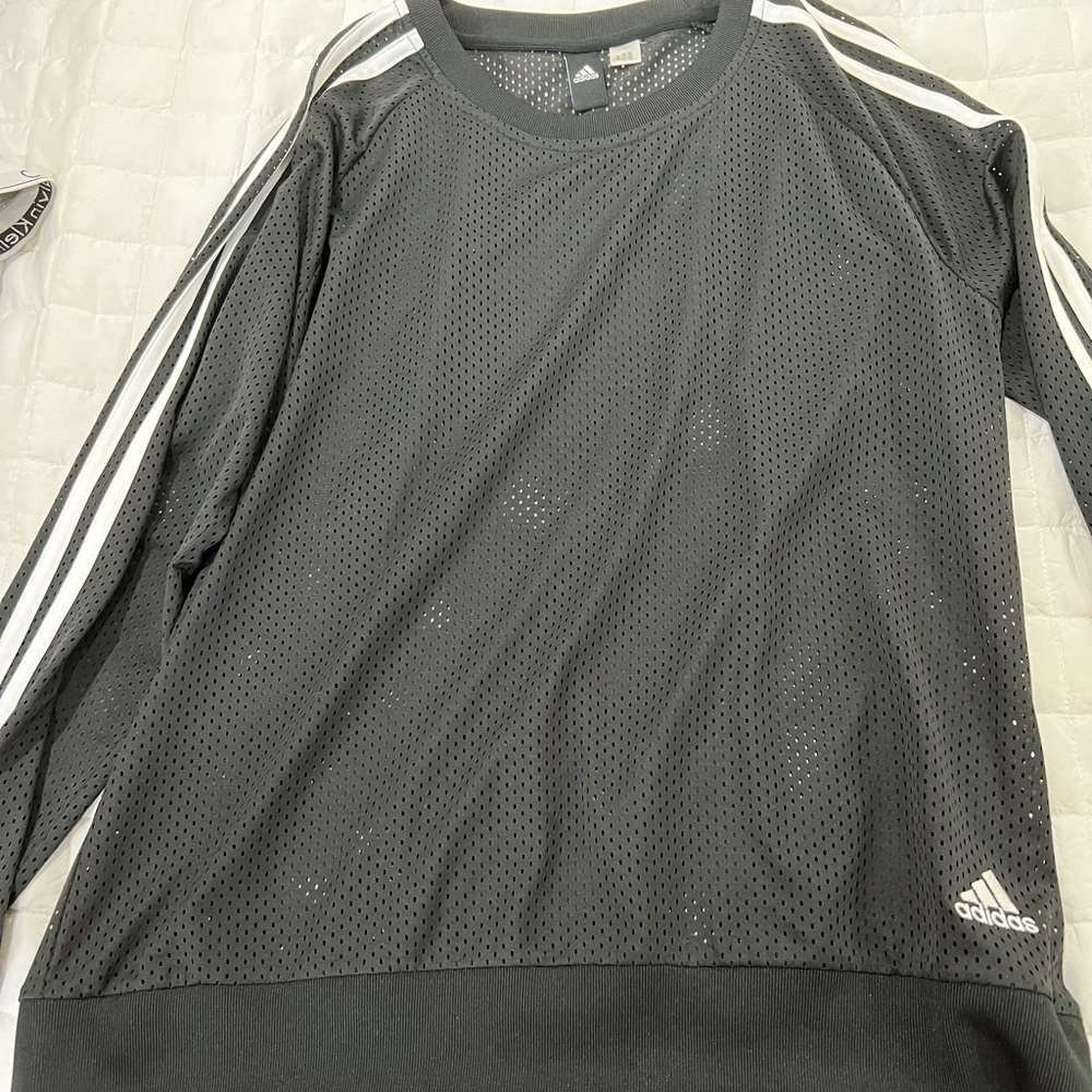 See through adidas shirt
